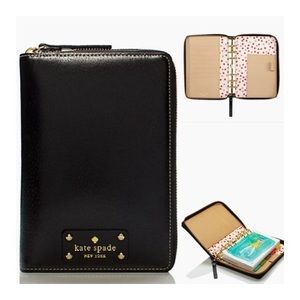 Wellesley Black Leather Planner